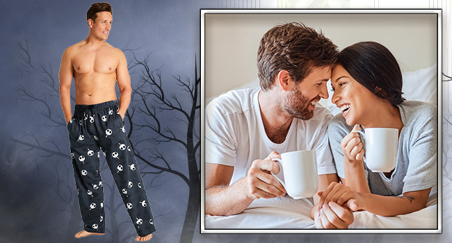 Disney Nightmare Before Christmas Pyjamahose Herren Lang 