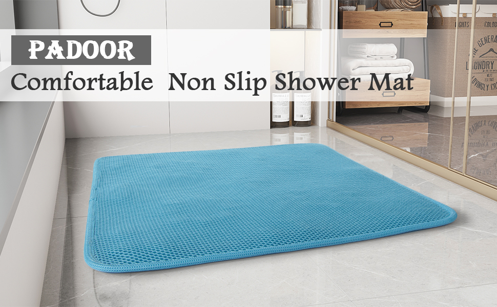 ShowerMat Non Slip, 24x24 Soft Extra Large Bath Tub Mat