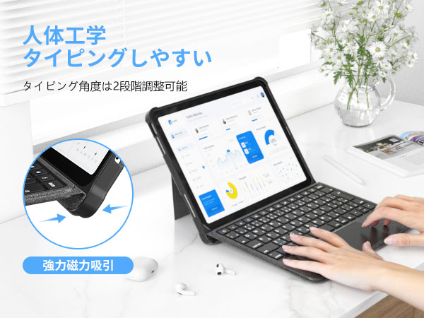 iPadA16 128GB 本体 ＋omikamoキーボード付き Amazon | Omikamo キーボード ワイヤレス 折り畳み式 ipad