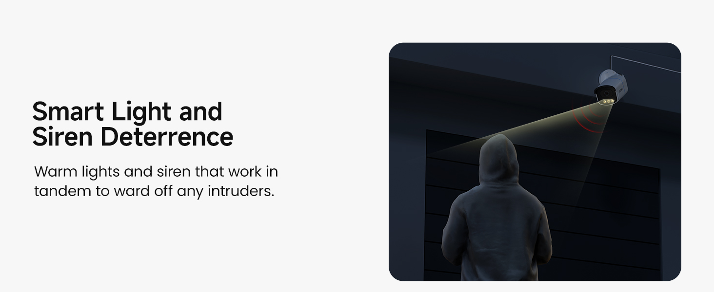 Smart Light and Siren Deterrence