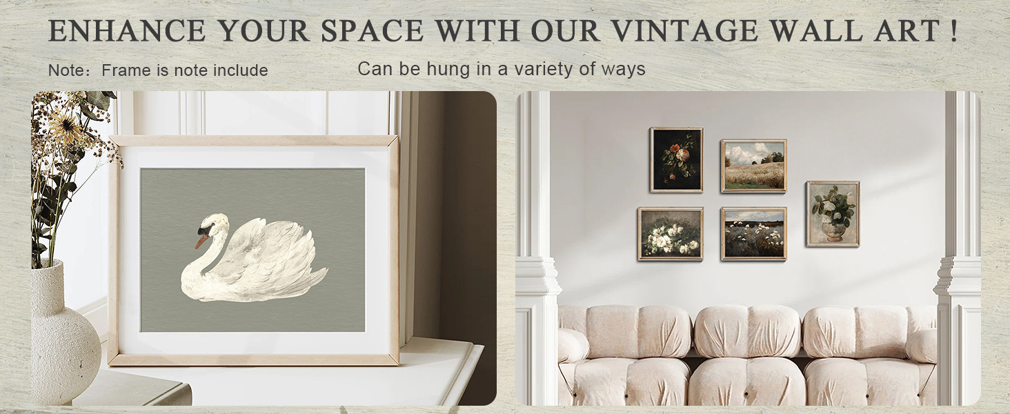 RETRART Vintage Danish Canvas Wall Art -... 14 Vintage Wall Art