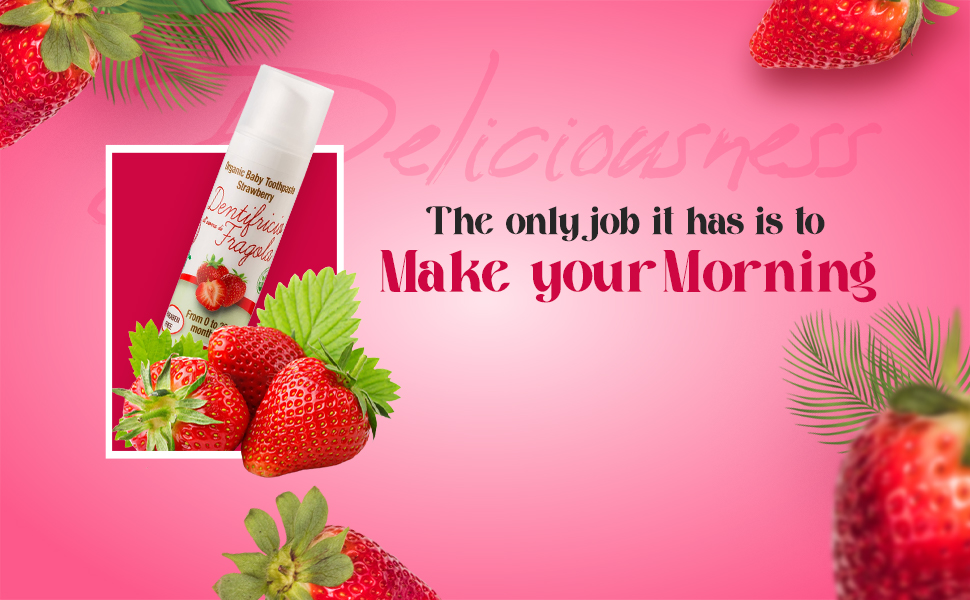 Buy Azeta bio Organic Baby Toothpaste Strawberry Flavor, 50ml Online at