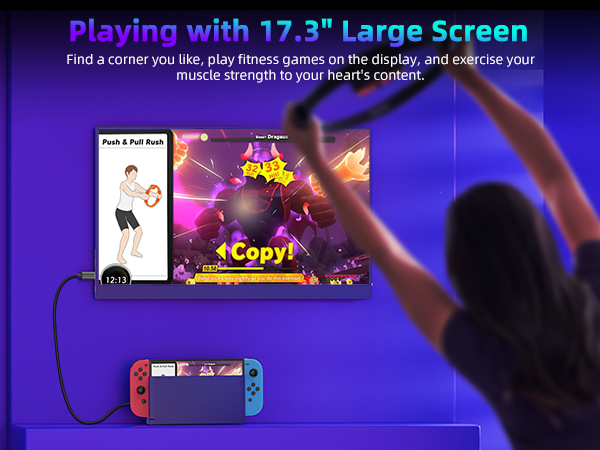 Playing with 17.3&amp;#34;Large Screen