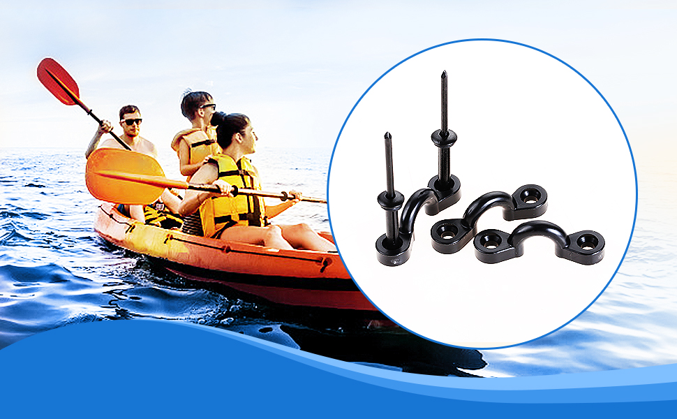 Yataha 12PCS Kayak Pad Eye TriGrip Rivet Kit, Expanded