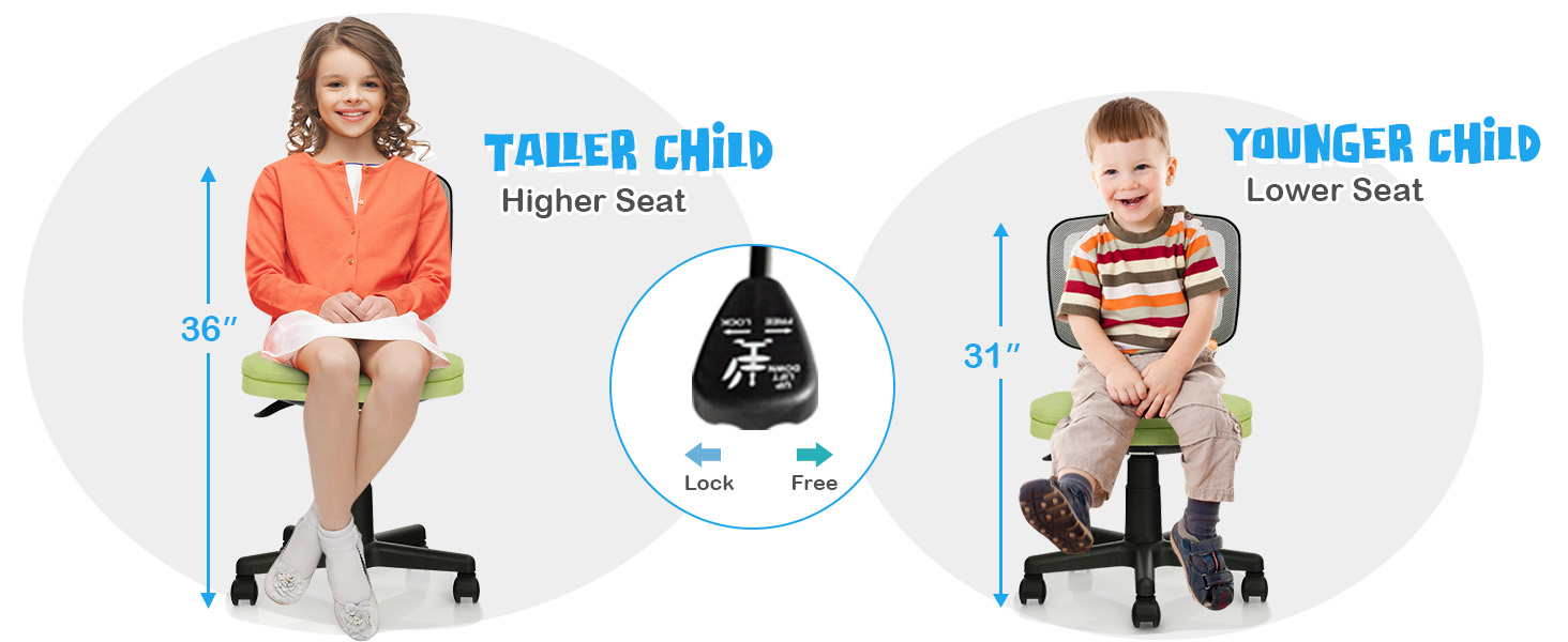 Giantex Kids Desk Chair, LowBack Mesh Computer Chair