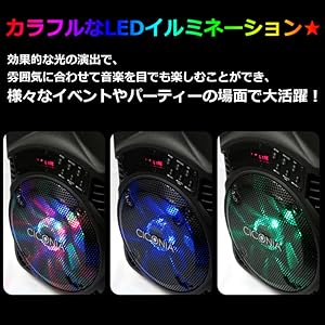 Amazon | CICONIA トロリースピーカー CTX08BS ワイヤレスマイク