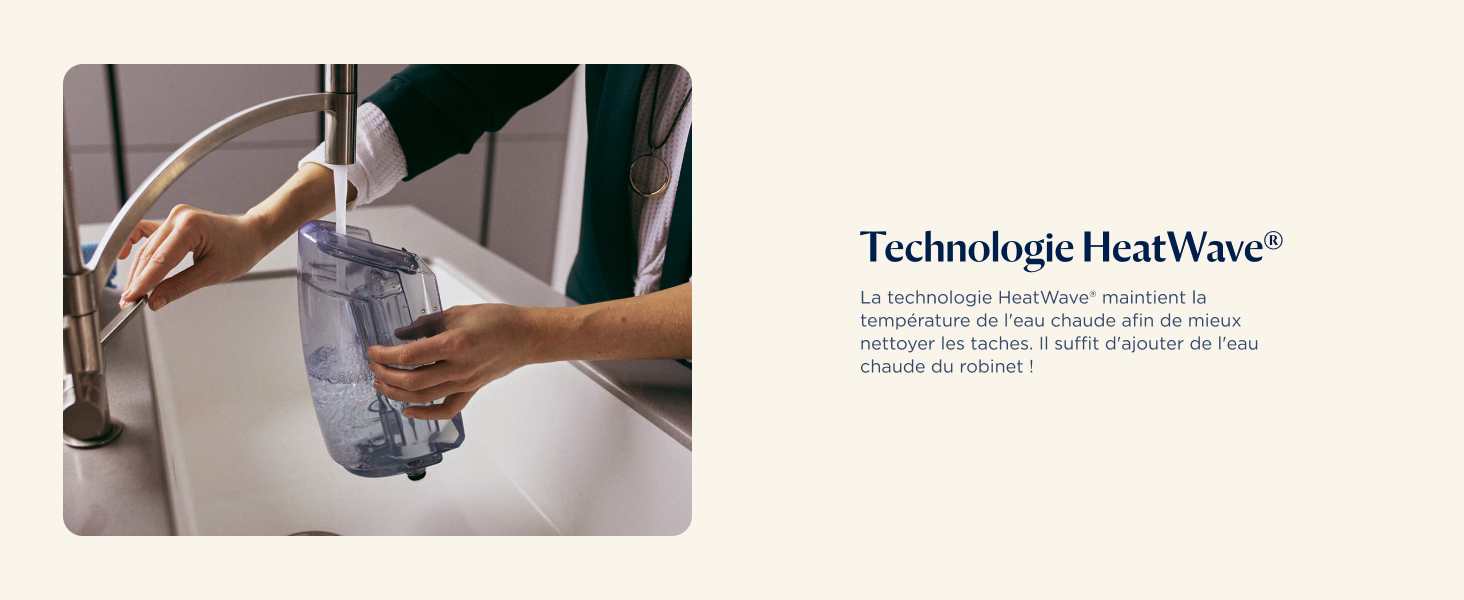 BISSELL - Revolution HydroSteam - Nettoyeur De Tapis - Pour La Saletu00e9 Collante Et Tenace Et Les Du00e9sordres - Avec Fil - Pour Tapis, Carpettes, Tissus D'ameublement| 77 DBa - Noir, Titane