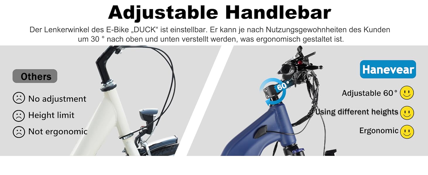 Step-Thru E-Mountainbike 85Nm E Bike Herren Damen