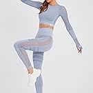 Two Piece Outfits Tank Top for Women Yoga Workout Sets Top and Biker Shorts Active Sweatsuits