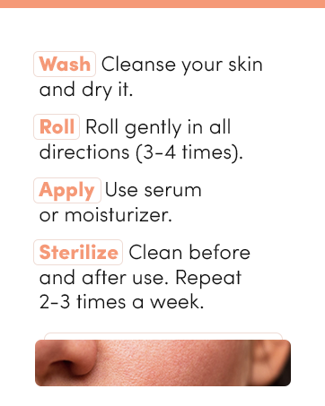 AITHER Derma Roller for face scalp beard dermaroller at home device machine kit 