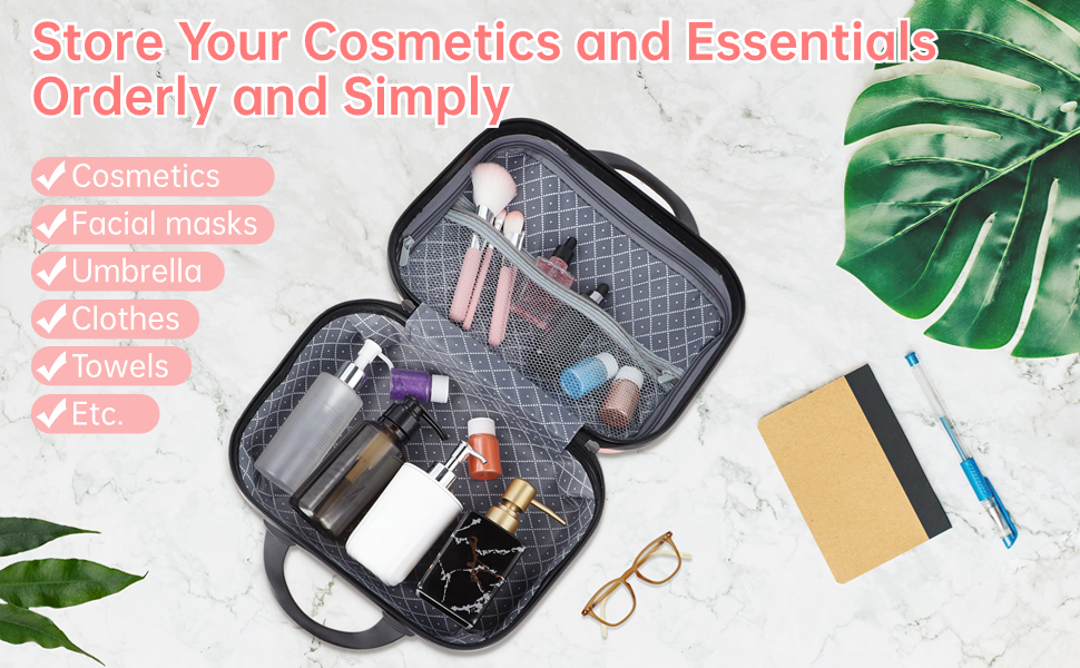 Toyosport Hard Shell Makeup Travel Case 13inch Cosmetic