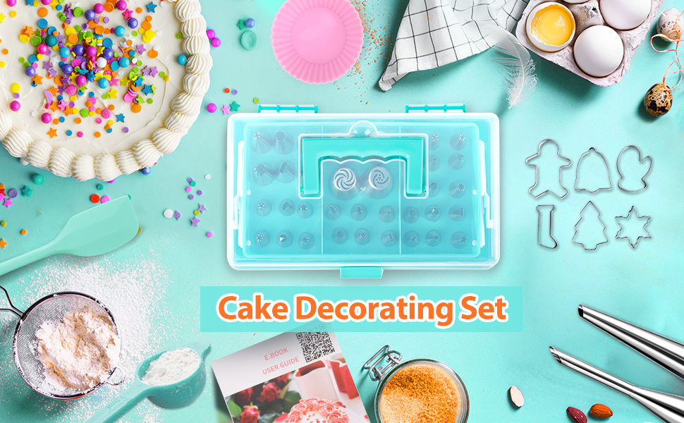 Cake Decorating Supplies Tools Kit 358 pcs Baking