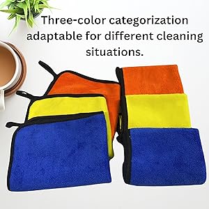 microfibre microfiber cleaning cloth towel multi purpose set surface cleaner kitchen bathroom car