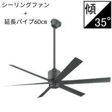 【ODELIC】シーリングファン WF249P1＋延長パイプ60cm付 Amazon.co.jp: [セット品]2点セット(シーリングファン本体