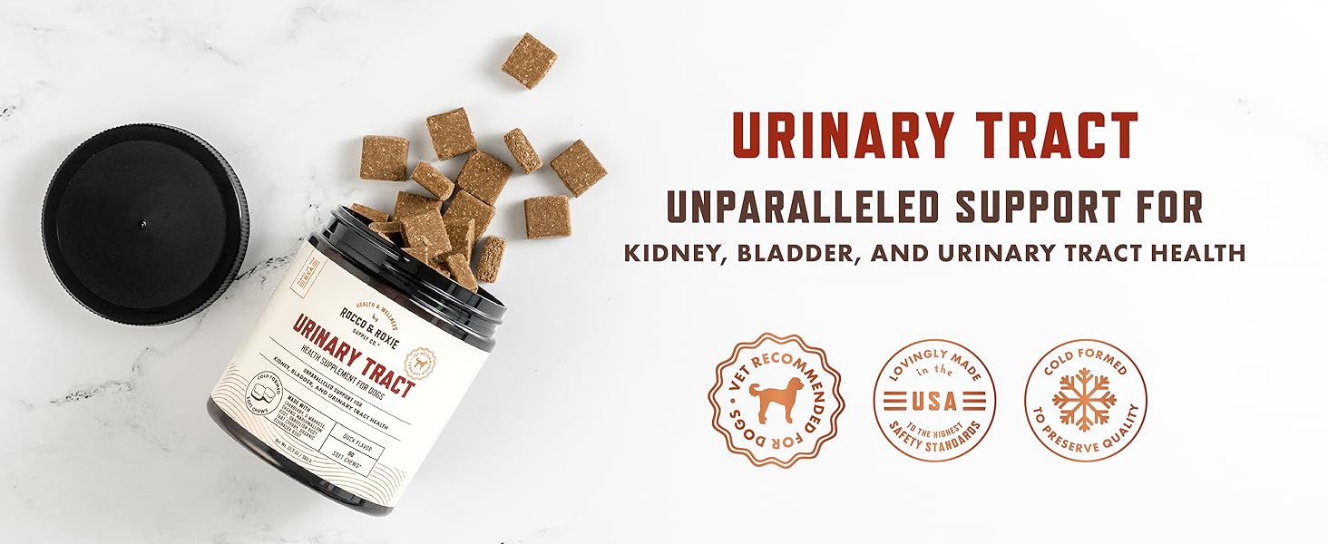 Rocco and Roxie Dog UTI Treatment, Cranberry Supplement