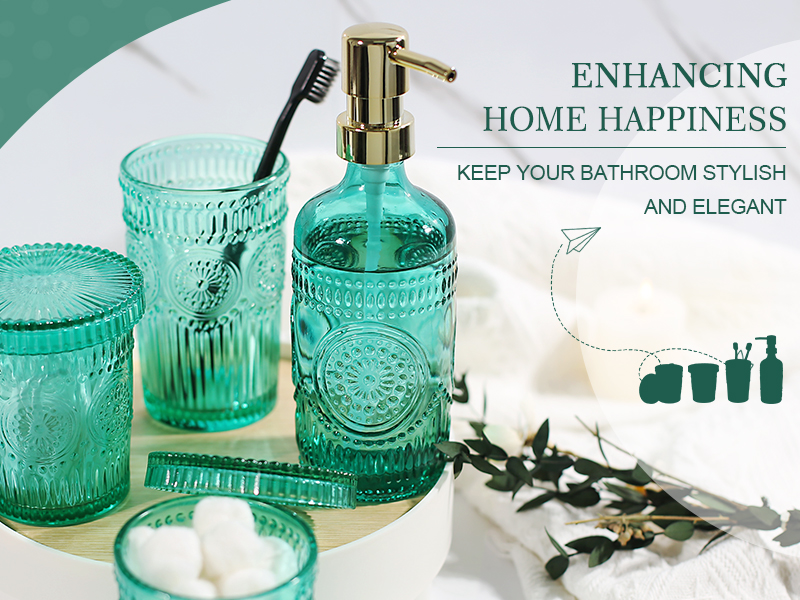 bathroom soap dispenser set