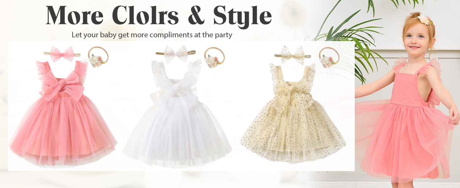 white baby dress