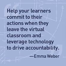 Quote from Emma Weber on Designing Virtual Learning for Application and Impact