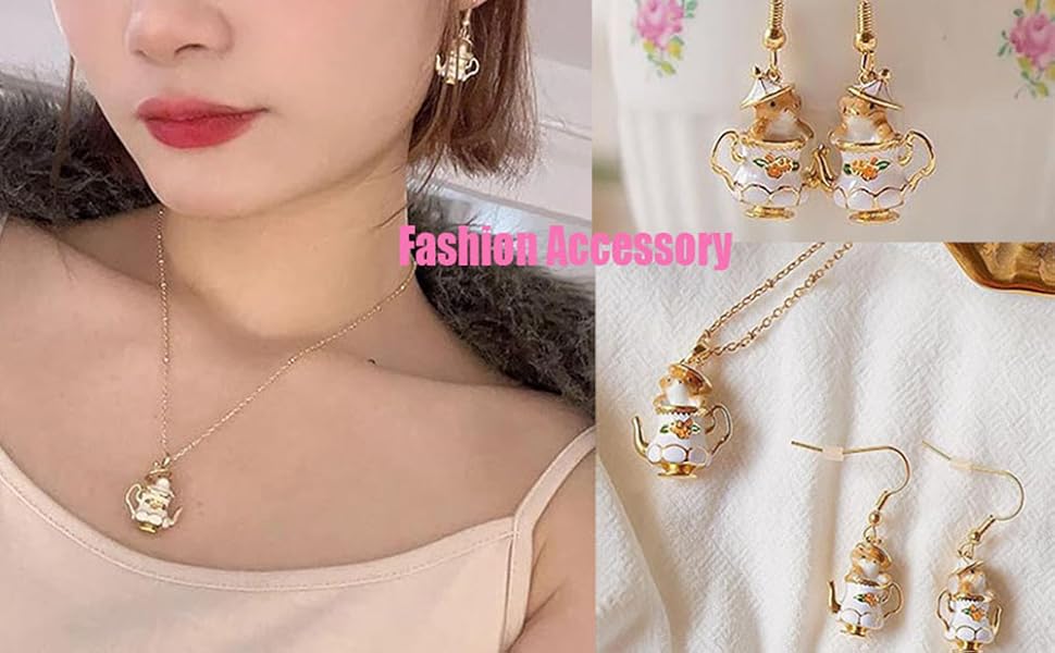 Handmade enamel chipmunk jewelry