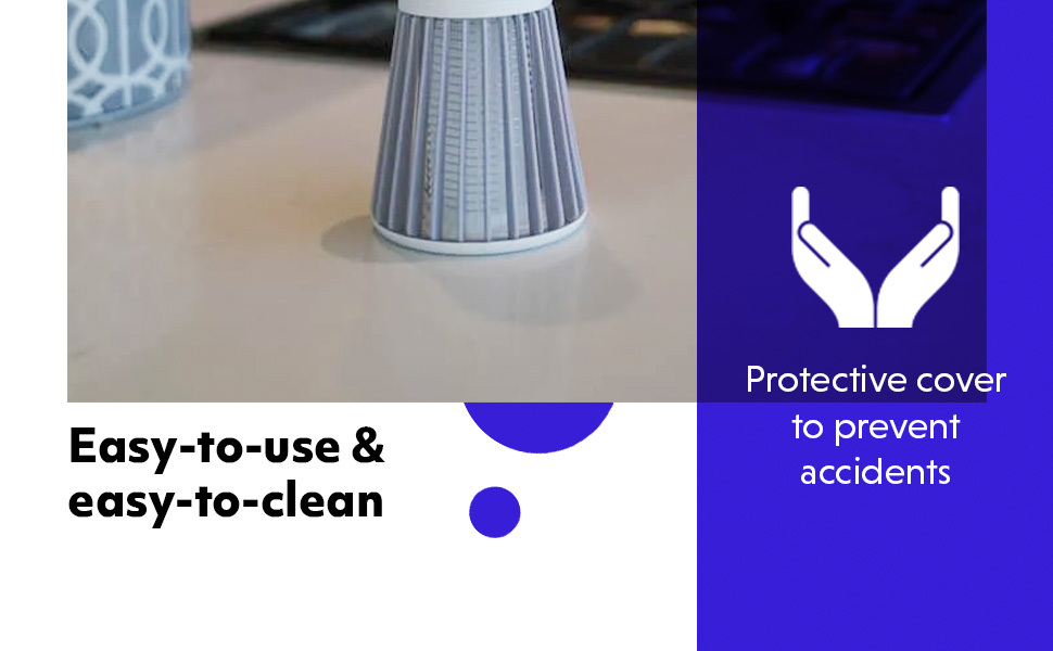 Ozzi Mozzie UV Bug Zapper w/Cleaning Brush Electric Mosquito Killer