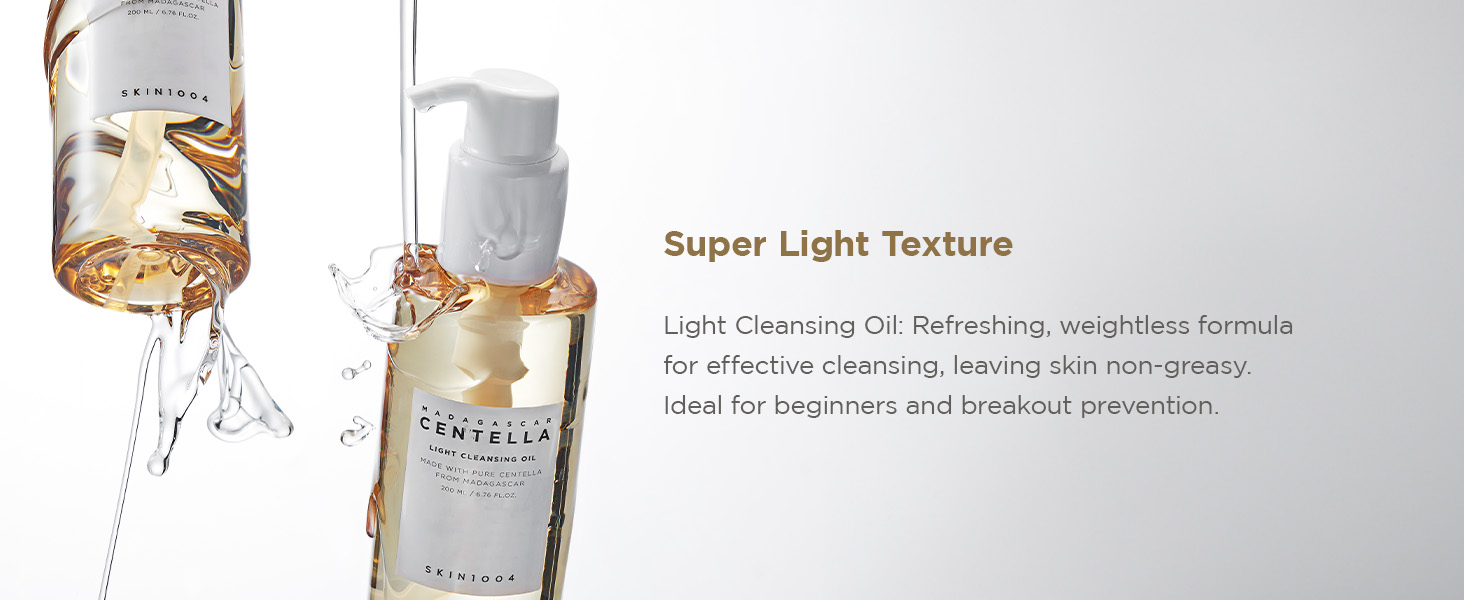 SKIN1004 Madagascar Centella Light Cleansing Oil PREMIUM A+ CONTENT