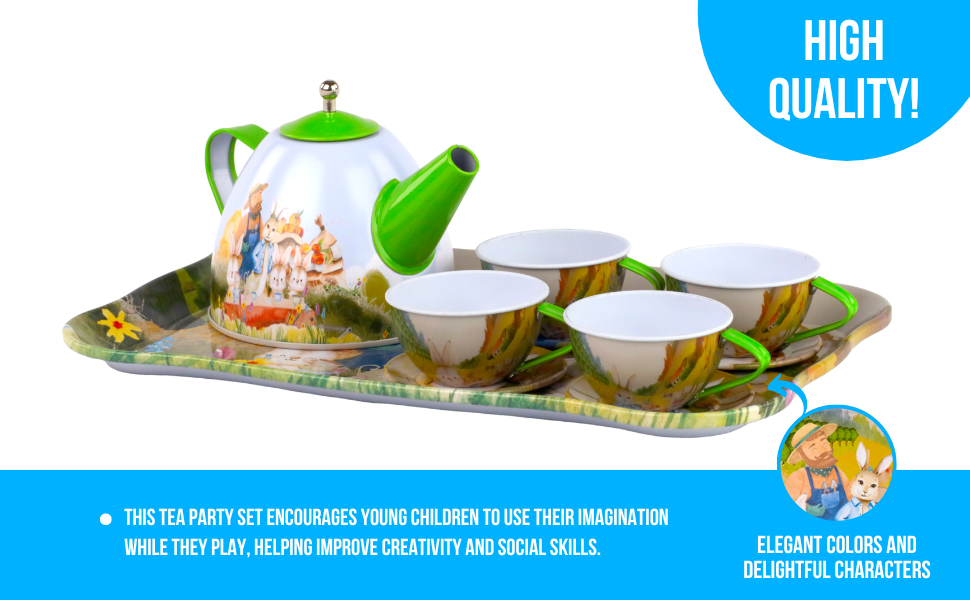 Peter’s Tea Time - Kids’ Tea Party Set