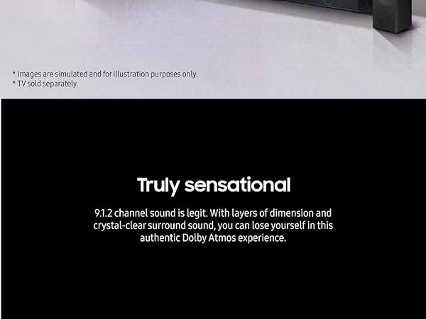 Samsung Q Series 9.1.2 ch. Wireless Dolby ATMOS Soundbar Rear Speaker