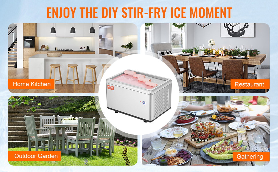 rolled ice cream machine