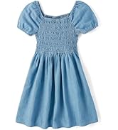 The Children's Place Girls' Short Sleeve Smocked Summer Dresses