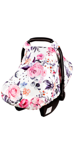 baby car seat cover flower