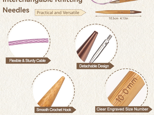 interchangeable circular knitting needles