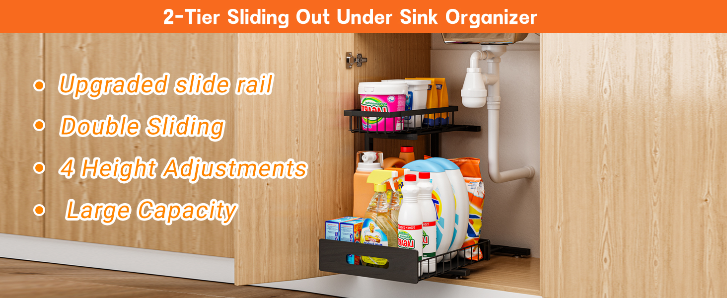 under sink organizers and storage