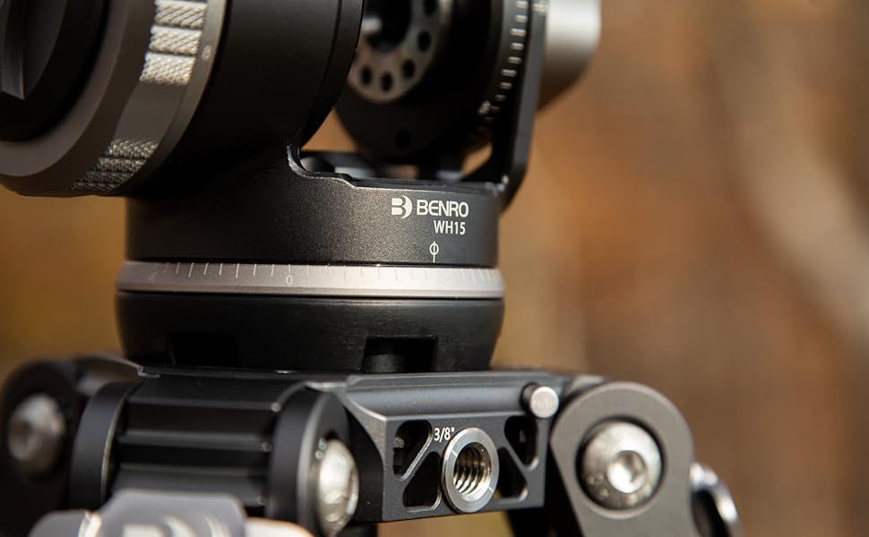 Benro Mammoth Carbon Fiber Tripod with WH15 Wildlife Head