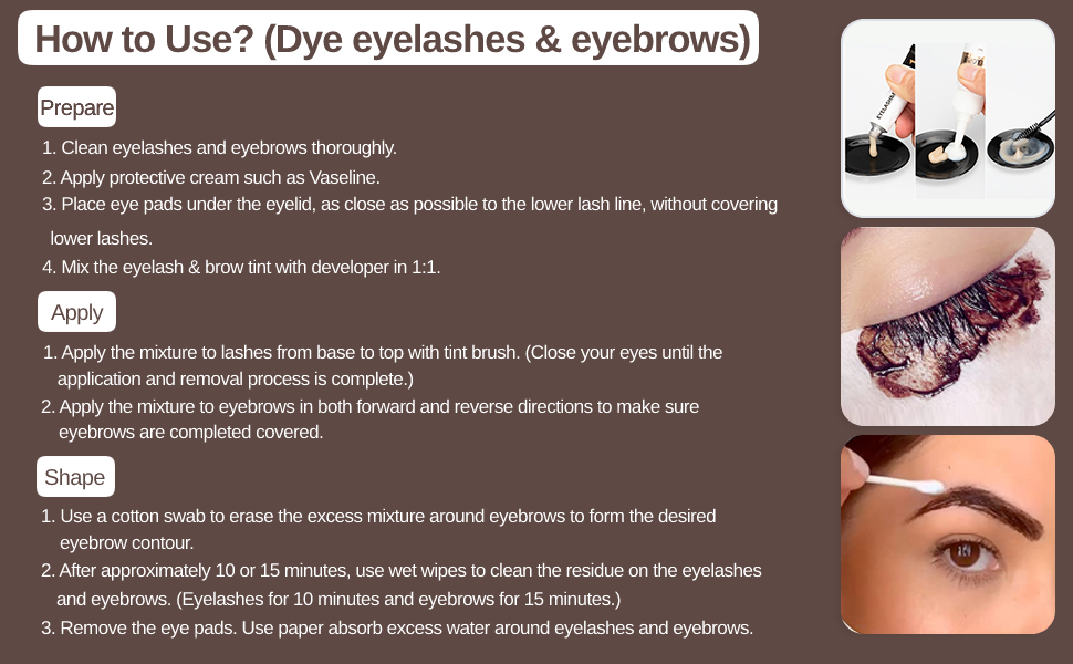 EYEBROW EYELASH TINT KIT