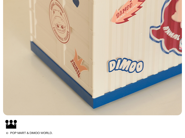 Amazon.com: POP MART DIMOO Animal Kingdom Luminous Container