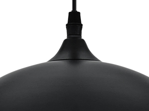 black pendant light