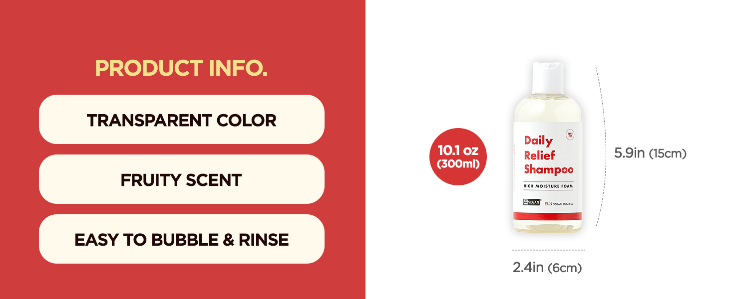 JAYU PET Daily Relief Shampoo - Vet Approved for Itchy Sensitive Skin, Natural Ingredients for Allergies. Moisturizing, Deodorizes Smelly Dogs, Best Odor Eliminating Dog Shampoo (10.1oz) 24 Vegan Dog Shampoo