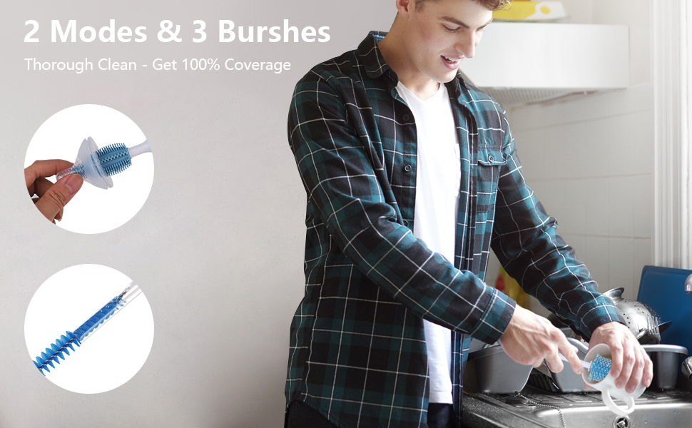 Multipurpose Bottle Cleaner Brush