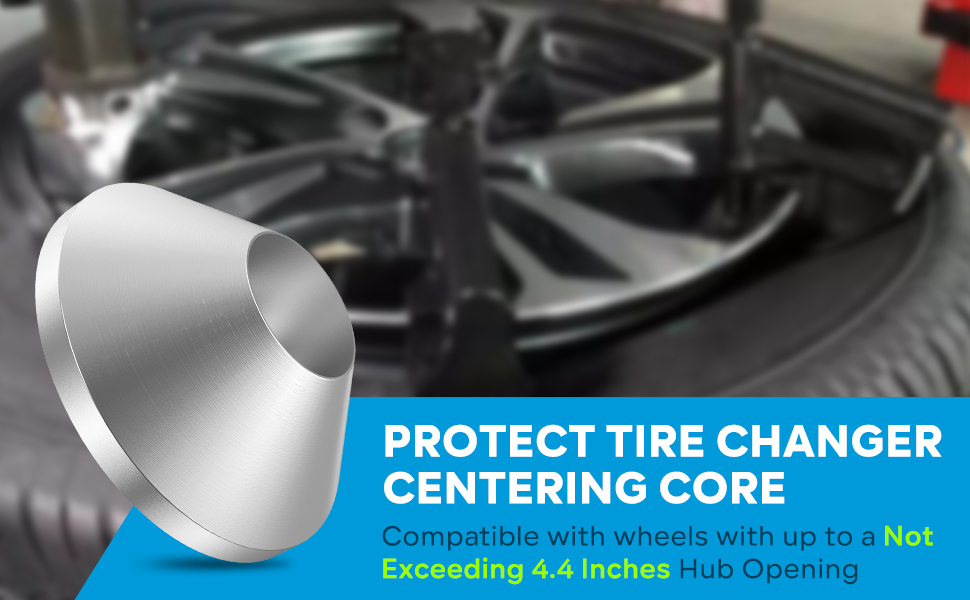 Manual Tire Changer Centering Cone Large Billet Aluminum
