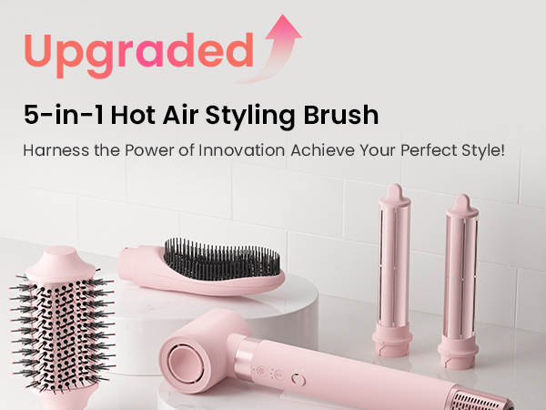 MESCOMB 5 IN 1 ヘアドライヤーブラシ Amazon.com : MESCOMB 5 in 1 Hot Air Styler Wrap – High-Speed