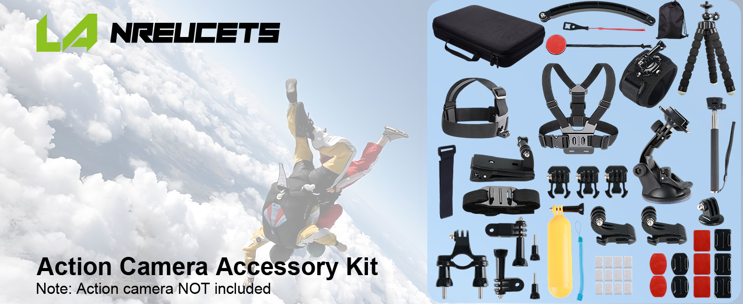 Action Camera Accessory Kit