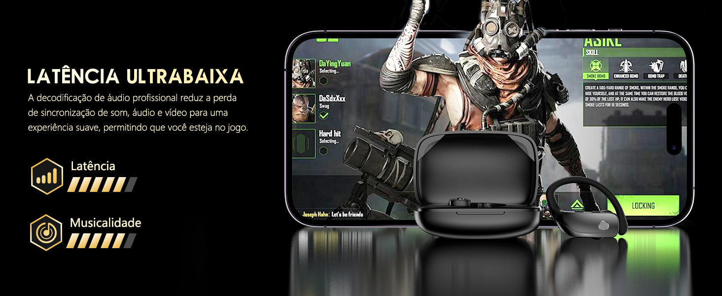 Fone de Ouvido Bluetooth