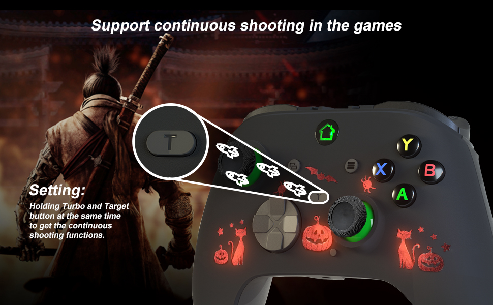 PC game controller with Turbo function