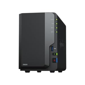 Synology DS223 8TB 2 Bay Desktop NAS Solution installed with 2 x