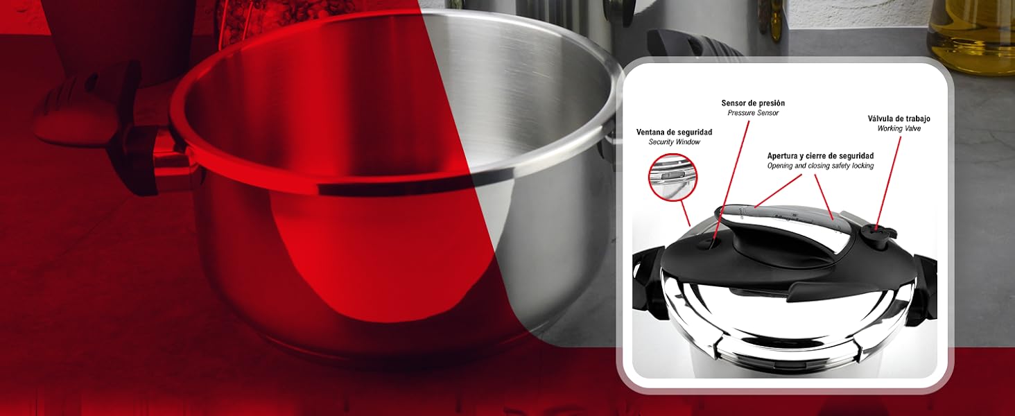 QUICK PRESSURE COOKER; FAST PRESSURE COOKER; PRESSURE COOKER; RAPID PRESSURE COOKER