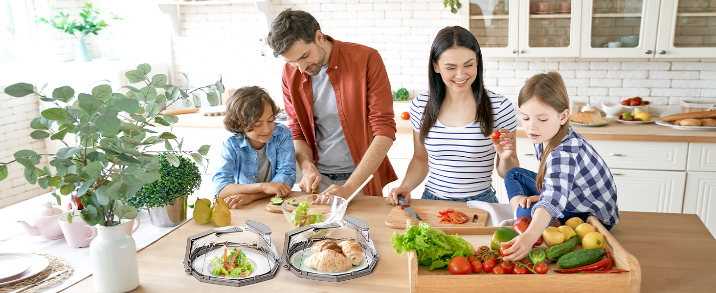 Microwave Cover for Food, 10 Inch Microwave Splatter Cover