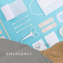 Medical items for emergency preparedness supply storage