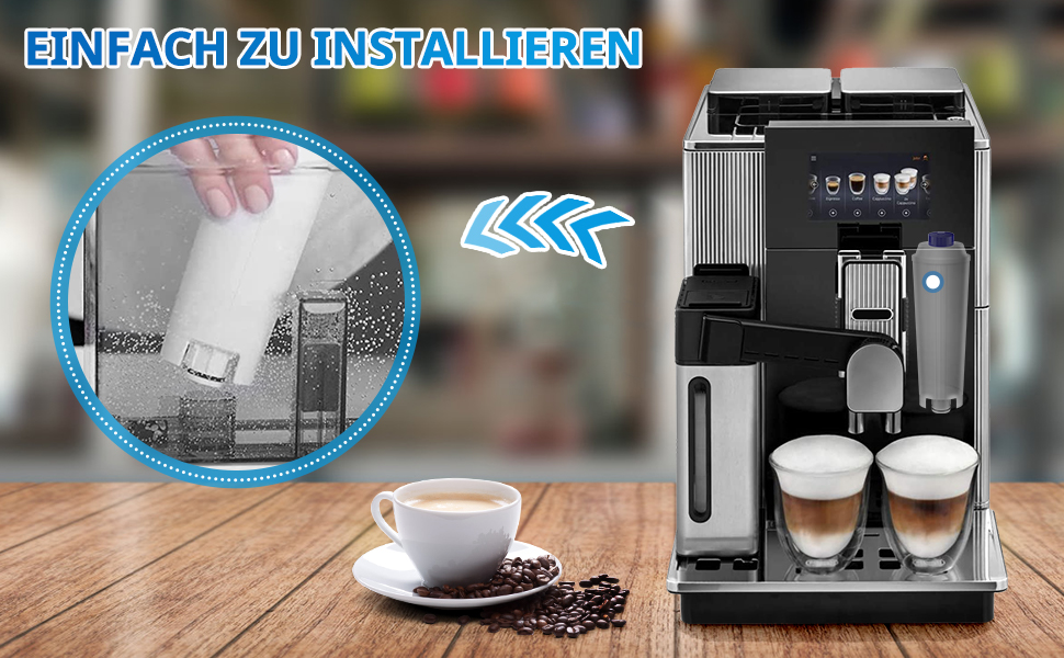 Wasserfilter Ersatz für DeLonghi DLSC002, Kaffeefilter Wasserfilter