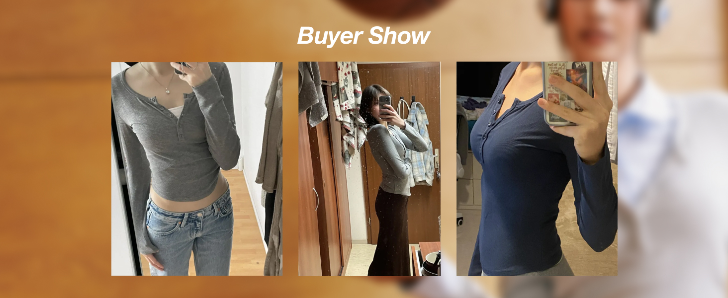 Rib Knit Long Sleeve V-Neck Tee