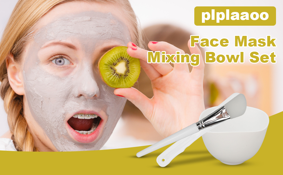 Face Mask Mixing Bowl Set, 3pcs Diy Facial Mask Tool